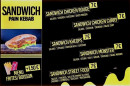 Menu Street Food Company - Les sandwichs