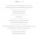 Menu Le Gavroche - Le menu à 37€
