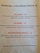 Menu Chez Lili - Burgers