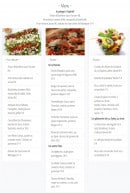Carte et menu de La Paillote du Lac à Le Sauze du Lac — Le menu