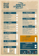 Carte et menu de Goût D'ailleurs au bord du lac à Savines le Lac — Le menu