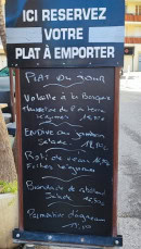 Menu Bar Cave St Tropez - Exemple de menu