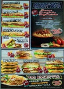 Menu Crousty food - Les burgers, les assiettes ....