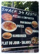 Menu Le 34 - Les snacks