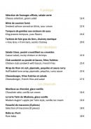 Menu Le bar du Negresco - Les assiettes à partager, les douceurs ...