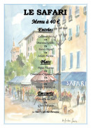 Menu Le Safari - Menu à 40€