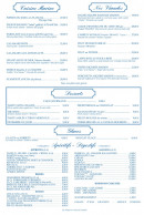 Menu Le Safari - Les viandes, desserts et glaces,...