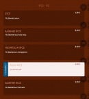 Menu Noori's - Le riz