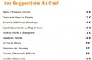 Menu L'Escapade Gourmande - Les Suggestions du Chef