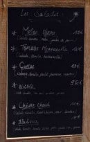 Menu Pizza Gourmet - Les salades