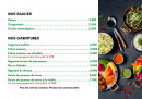 Menu Bistrot 34 - Les sauces et garnitures