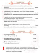 Carte et menu de Kinsue, Art of Street Food à Grasse — Les desserts , poke bowl