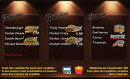 Menu Street Burger - Les plats