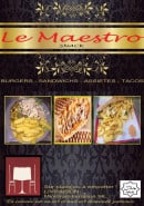 Menu Le Maestro - Carte et menu Le Maestro Vallauris