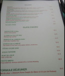 Menu Seaside Café - Les salades, plats chauds, ...