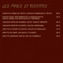 Menu Vidaa Le Moulin de Mougins - Les pâtes et risotto