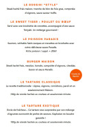 Carte et menu de Léo Léa Marina Baie des Anges à Villeneuve Loubet — Les plats