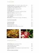 Carte et menu de Santa-Lucia à Villeneuve Loubet — Plats cuisinés et spécialités santa lucia