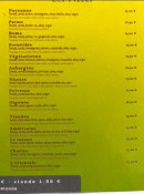 Menu Beaulieu Pizza - Les pizzas