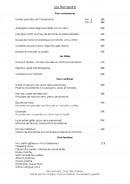 Menu la Chèvre d'Or - remparts