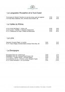 Menu Le Tillac - Valée du rhône, la loire