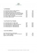 Menu Le Tillac - Bordelais, vins d'ailleurs