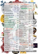 Carte et menu de Bièrerie & brasserie du casino à Cannes — Les salades, pizzas,...