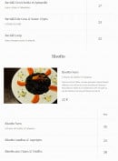 Menu Ciro - Les pâtes suite et risottos