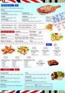 Menu L'americain - Tapas, tex mex, assiettes, ...