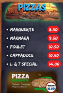 Menu L&T - Les pizzas