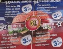 Carte et menu de La rôtisserie de cannes à Cannes — Les burgers