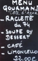 Menu Le troquet à soupes - Exemple de menu