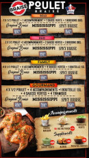 Menu O'Braisé - Poulet braisés