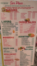 Menu Carrousel Factory - Les burgers, boissons et menus enfants,...