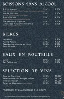 Menu Arôme Antique - Les boissons sans alcool, bières et  eaux en bouteille, ...