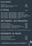 Menu Arôme Antique - Les salades, paninis et desserts à emporter, ...