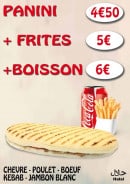 Menu Fast-Food - Formule panini