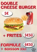 Menu Fast-Food - Formule burger