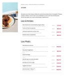 Carte et menu de La Siesta à Antibes — Menu 3