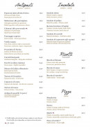 Menu Mamo - Antipastas, insalate, risotti,