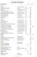 Menu Mamo - Vins suite