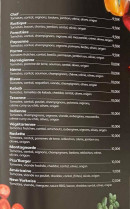 Menu La Voûte - Les pizzas page 3