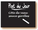 Menu Gourmet Bar - Exemple de menu du jour