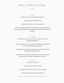 Carte et menu de Le Sant'Ana à Saint Laurent du Var — Les menus la baie des anges