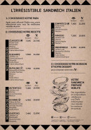 Menu Lunicco - Les originales, classiques et coups de coeur