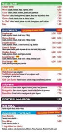 Menu Saint Laurent Pizza - Salades, burgers, plats ...