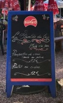 Menu La Flambée du Lac - Exemple de menu