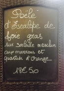 Menu Les chasseurs - Un exemple de plat du jour