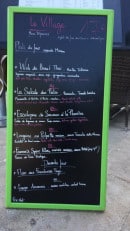 Menu Le Village - Exemple de menu