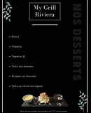 Menu My Grill Riviera - Les desserts